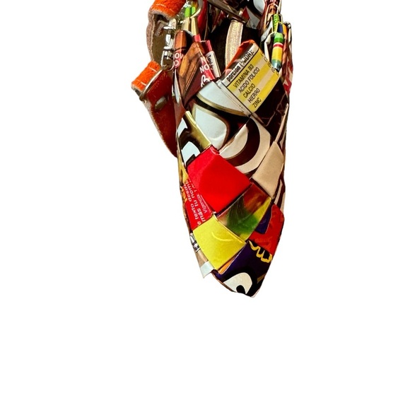 Nahui Ollin candy wrapper small wristlet - Picture 4 of 9